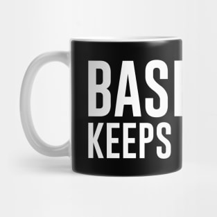 Baseball Keeps me sane Mug